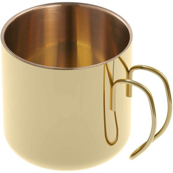 Golden Simplicity Hot Coffee Cups Safe Cups Gift For Men Women Birthday Festival