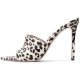 Leopard-suede Ladies Slip On And Soft Heels Easy To Slip Into And Comfortable To Wear All Day