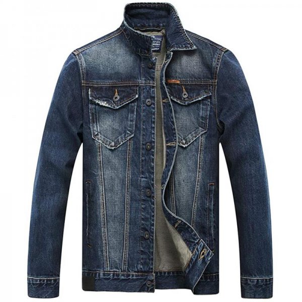 Dark Blue The Male Casual Jackets