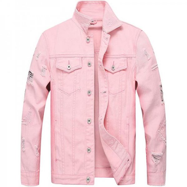 Pink Gentleman Casual Jackets Coats