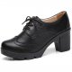 Black Madam Oxfords Fashion Classic