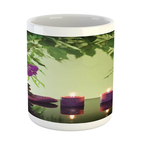 Green Purple Simplicity Mugs Style Fun Gift