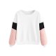 White Women's Wearing Fashion Pullover Tops Suitable For Winter