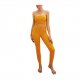 Butt Lift Orange Women's Formal Yoga Clothes Set Lightweight For Sport