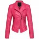 Rose Women's Elegant Leather Outer Wear Lightweight