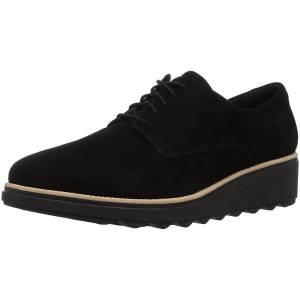 Black Madam Oxford Shoes Fashion Comfortable