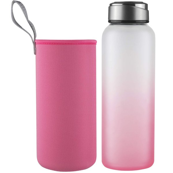 Pink Delicacy Water Bottles Portable Leak-proof Water Bottle Outdoor Riding Sports Water Bottle