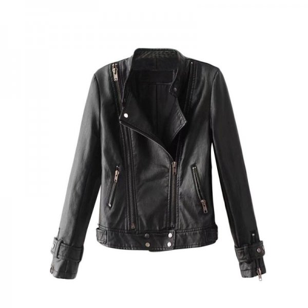 Blacka Ladies Beautiful Leather Outer Wear Packable