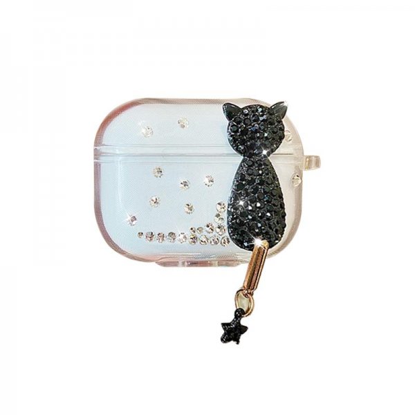 Caserano Rhinestones Cat Bling Case For Airpods