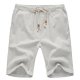 Light Gray Gentleman Casual Comfort Classic Slim Shorts