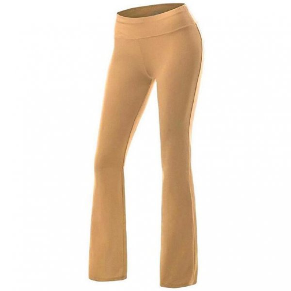 Khaki Women's Fashion Training Yoga Pants Active Workout For Women