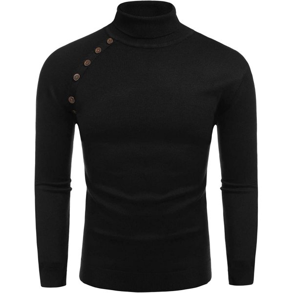 Black The Male Beautiful SweatersAutumn Winter Sweater